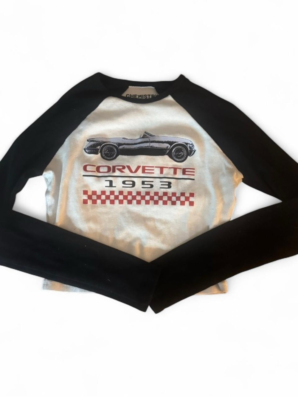 Cropped Corvette Long Sleeve Shirt